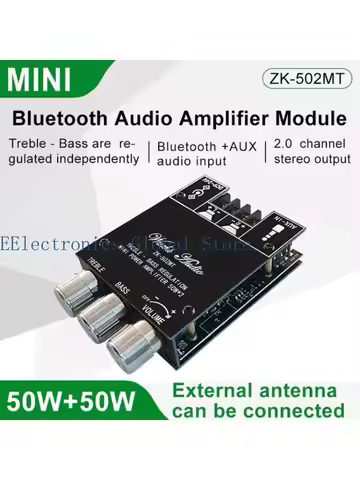 462B Amplifier Board AUX Bass Treble AMP