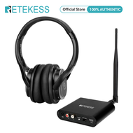 Retekess Silent Disco System 10pcs TA004 Wireless Silent Disco LED Flashing Light Headphones with 1 