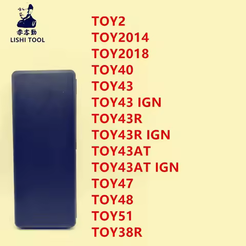 Lishi Tools, Including TOY2 TOY2014 TOY2018 TOY40 TOY43 IGN TOY43R IGN TOY43AT IGN TOY47 TOY48 TOY51