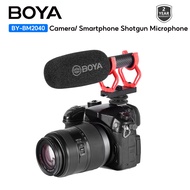 BOYA BY-BM2040ไมโครโฟนคอนเดนเซอร์คาร์ดิออยด์ระดับมืออาชีพที่ใช้ได้กับสมาร์ทโฟน/กล้อง DSLR/กล้องวิดีโอสำหรับสตรีมมิ่งวิดีโอพอดแคสต์การสตรีมสดการบันทึกวิดีโอ