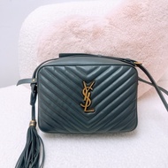 YSL lou 深灰流蘇相機包