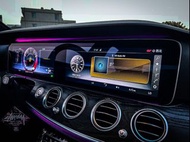 2017 BENZ E300 AMG 全車夜色套件貼膜，升級43LOOK