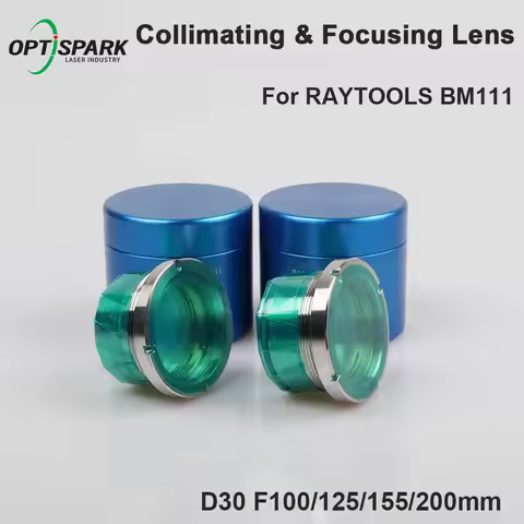 Original BM110/111 0-3.3KW Collimating & Focusing Lens D30 F100 F125/F150mm with Lens Holder for Ray