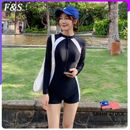 【F&S】New swimming suit swimming suit woman plus size baju renang muslimah baju renang muslimah set b