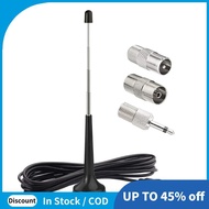 FM Telescopic Antennas for  FM Antennas Indoor FM Radio Antennas with 3 Adapter for Household Digita