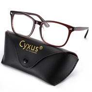 Cyxus Flat lens stylish decoration Impact resistant lenses Reading Glasses Computer Glasses for Men/