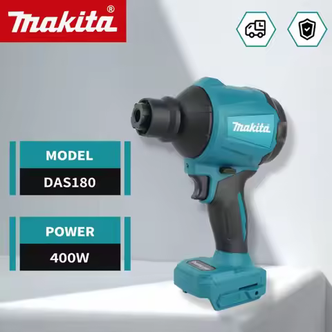 Makita DAS180Z 18V Li-ion LXT Cordless Air Blower Brushless Rechargeable Battery-Powered Dust Blower