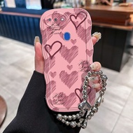 Casing Hp Untuk Realme 2 Pro U1 Case HP Cinta Rantai Casing Kesing Silikon Kasing Gelombang Cesing S