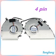 Bang Durable 4-Pin CPU GPU Fan Set for MSI GE72VR GP72VR GL72VR MS-179B Laptop CPU Cooler for Gamers and Power Users