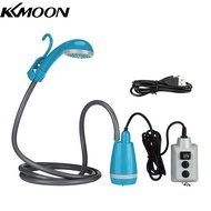 KKmoon แบบพกพาตั้งแคมป์อาบน้ำกลางแจ้งตั้งแคมป์ฝักบัวปั๊มแบบชาร์จหัวฝักบัวสำหรับตั้งแคมป์เดินป่าเดินท