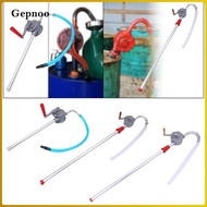 [Gepnoo] Drum Rotary Hand Pump Hand Crank Oil Transfer Pump for Kerosene Engine Oil