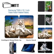 MTT Print Tiger For Samsung Galaxy Tab A 10.1 Case Flip Stand Cover for Samsung Galaxy Tab A6 10.1 2