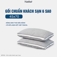 Feather wave pillow, 6-star hotel standard 45x70cm - MPR08 LIZD NaMat Bantal Tidur Pillow