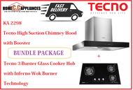 TECNO HOOD AND HOB FOR BUNDLE PACKAGE ( KA 2298 &amp; T 23TGSV ) / FREE EXPRESS DELIVERY