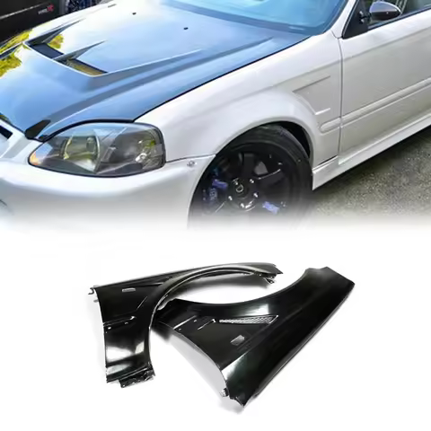 High-quality Front Fender +20mm Suitable for HONDA 1999-2000 EK Civic Hatch Back Js Racing
