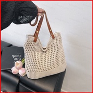 GG3 2026 New Knitted Bag Women Leisure Cotton Thread Bag Beach Vacation Shoulder Bag GG3