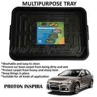 Proton Inspira Multipurpose Universal One Tray For All Purpose - For Car Rear Boot (97 x 67.5 x 8.5c