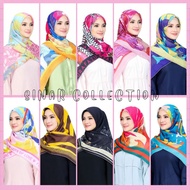 TUDUNG FAZURA SINAR COLLECTION /BAWAL COTTON Bidang 46"