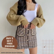 Liam Oversize Crop Cardigan/Crop Cardi/Outer Knit Premium/Crop Cardi