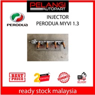 FUEL INJECTOR WITH FUEL RAIL PERODUA MYVI 1.3 (ORIGINAL USED)