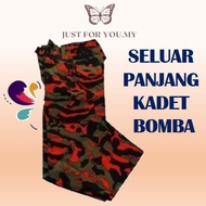 KADET BOMBA SELUAR PANJANG BOMBA SELUAR CELORENG KADET PERSATUAN BOMBA SIZE 23-40