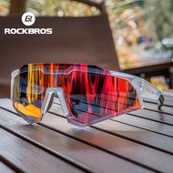 ROCKBROS Cycling Glasses Adjustable Polarized Sunglasses MTB Road Bike Photochromic Shades Windproof