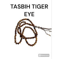 TASBIH TIGER EYE DHIKR SPAH 8MM 99GRAINS