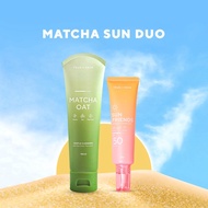 True to Skin - Matcha Sun Duo (Sunfriends Sunscreen &amp; Matcha Oat Gentle Cleanser)