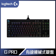 【618回饋10%】Logitech 羅技 G PRO 職業級競技機械式電競鍵盤 - 青軸V2