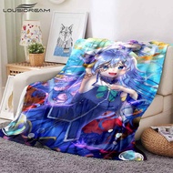 Megumin\Konosuba Anime Blankets, Sheets, Cartoon Blankets HD Printing Sofa Covers Bedding Decoration