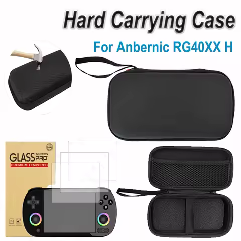 Portable Travel Protective Case for Rg40xx h Hard Carrying Case with Hand Strap Storage Bag for ANBE