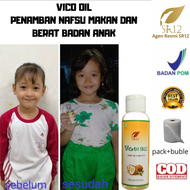 VICO OIL SR12 OBAT PENAMBAH NAFSU MAKAN ANAK, PENGGEMUK BADAN ANAK, PENAMBAH BERAT BADAN UNTUK ANAK