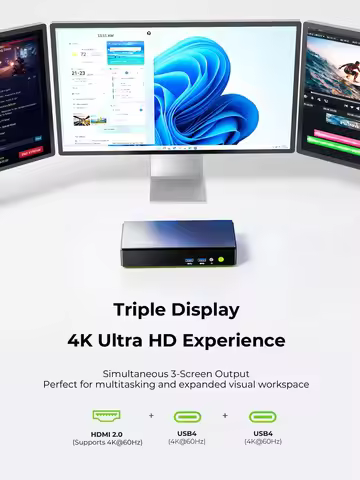 GMKtec K13 Mini PC Intel Ultra 7 256V LPDDR5X 8533 MT/S 16GB WiFi6E BT 5.2 Windows 11 Pro Desktop Of