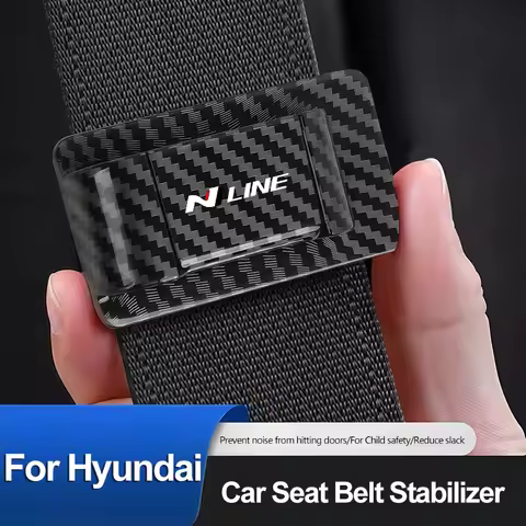 Car Seat Belt Stabilizer Anchor Clip Anti-Shak Accessories For Hyundai N Line I30 I20 I10 Creta Matr