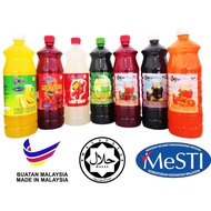 Sirap Sky Blue 1L [Pisang, Oren, Ros, Sarsi, Cherry, Mangga, Laici]