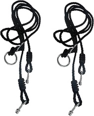 Saucer Swing Replacement Straps 1 Pair, Adjustable Length of 47-71 Inches, Load-Bearing Capacity of 