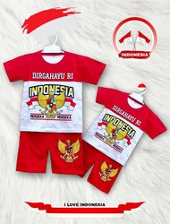 Setelan Baju Anak Indonesia 17 Agustus