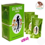 ชา สมุนไพร ตรา สลิมมิ่ง Sliming herb กล่องละ 50 ซอง สลิมมิ่ง เฮิร์บ ชา กระตุ้นระบบขับถ่าย สลายไขมัน 