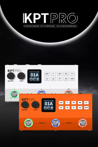 Yuimer KPT PRO Guitar Effect Pedal,Loop ,Drum with Noise Reduction, Compression, EQ, Delay, Reverb,T