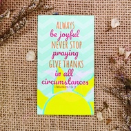 In The Beloved 1 Thessalonians 5:16-18 Bible Verse Card Christian Gift Idea