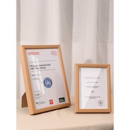 B. b. Solid Wood Certificate Frame a4 Certificate Frame Certificate Display Frame Wall Hanging Busin