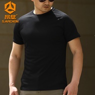 Anken Summer New Men's Quick-Drying Stretchy Breathable 3A Antibacterial t-Shirt Tactical Outdoor Sp