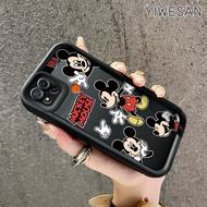 YIWESAN Casing Hp Untuk Xiaomi Redmi 9C Redmi 9C NFC Redmi 10A POCO C31 Case Mickey Mouse Kasing HP