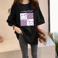 M-5XL Loose Tshirt Women Plus Size Baju Perempuan Lengan Pendek Murah Muslimah Wanita Clothes