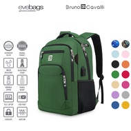 BRUNO CAVALLI Multifunctional 16" Laptop Computer Backpack with USB Charging Port Water Resistant La