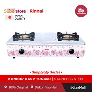 Rinnai Kompor Gas 2 Tungku - RI712AF | RI-712AF | RI 712AF
