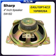 (1pc) Sharp 4" Inch 5W 6 Ohm 104MM EASJ10P14C3 10PBR26A Portable Audio Speaker Unit 4Inch 4Inci 5Wat