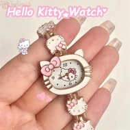 [COD] Kitty Wrist Watch, Cartoon Clock KT Cat Quartz Watch, Personalized Waterproof Kawaii Electroni