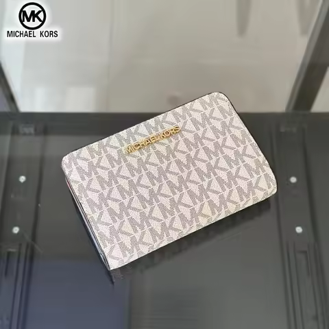 2026 New Michael Kors Women's Fashion Luxury Men's and Women's MK Leisure High end Wallet Card Bag F