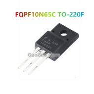 10pcs FQPF10N65C TO-220F 10N65C TO220F 10A/650V N-channel MOSFET transistor New